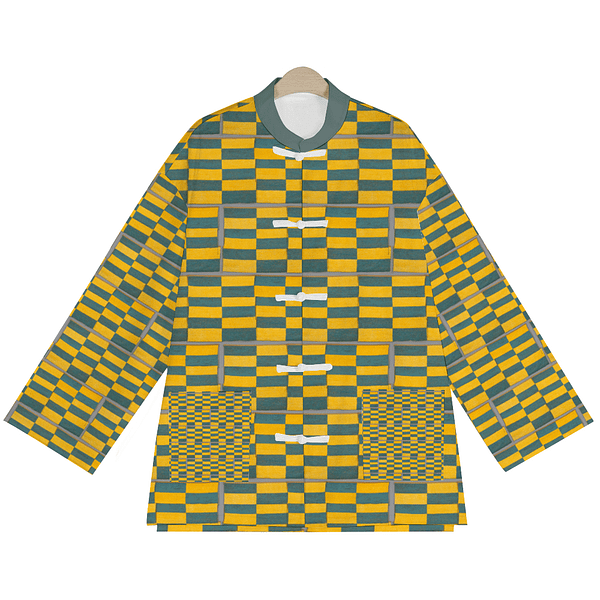 Yellow Wall Tang Suit Long-Sleeved Classic Jacket CHINA cgk.ink