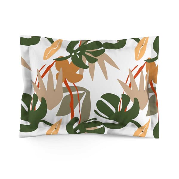 Quiet Jungle Microfiber Pillow Sham BED & BATH cgk.ink