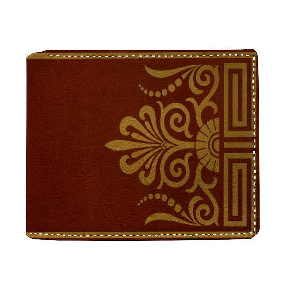 Greek Bookends Small Cowhide Wallet ACCESSORIES & GIFTS cgk.ink