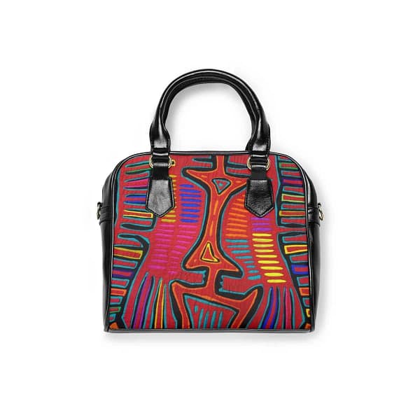 Greeting Birds Mola-Style Shoulder Handbag ACCESSORIES & GIFTS cgk.ink