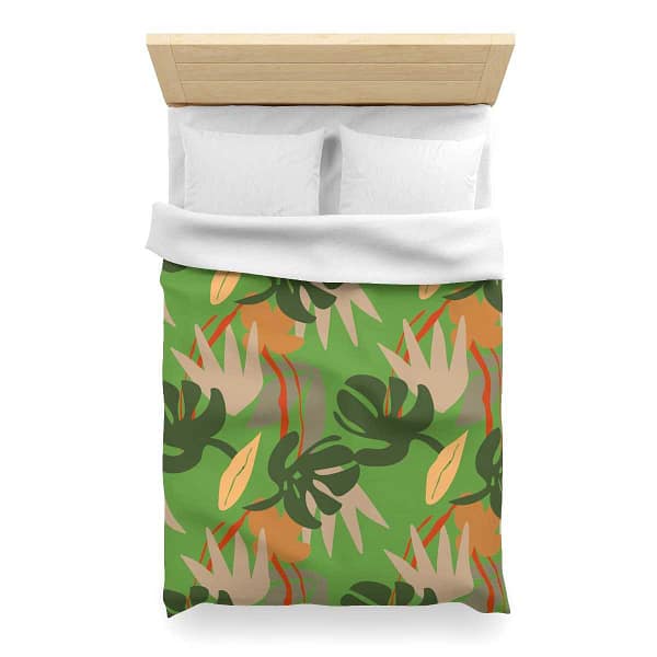 Quiet Jungle Microfiber Duvet Cover BED & BATH cgk.ink