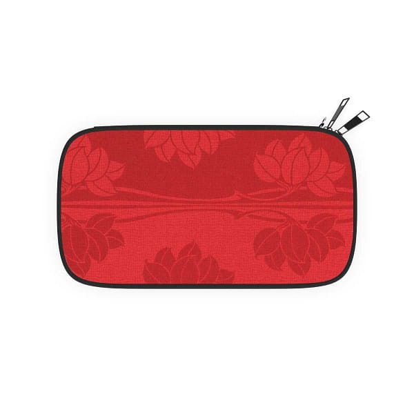 Cerise Fleur de lis Passport Wallet TRAVEL GEAR cgk.ink