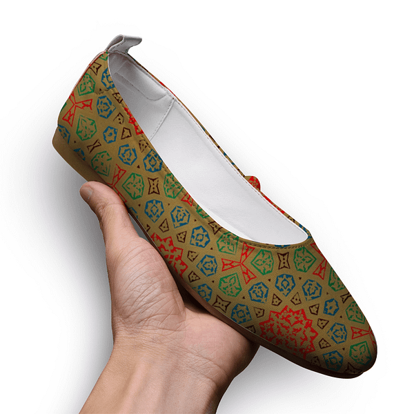Arabesque Flat Leather Shoes FOOTWEAR cgk.ink