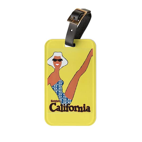 Southern California Beachy Luggage Tag the CALIFORNIA COLLECTION cgk.ink