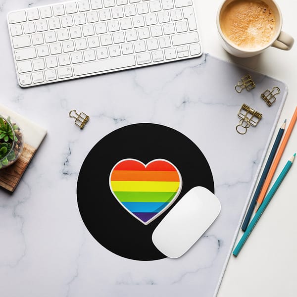 Universal Love Round Mouse Pad ACCESSORIES & GIFTS cgk.ink