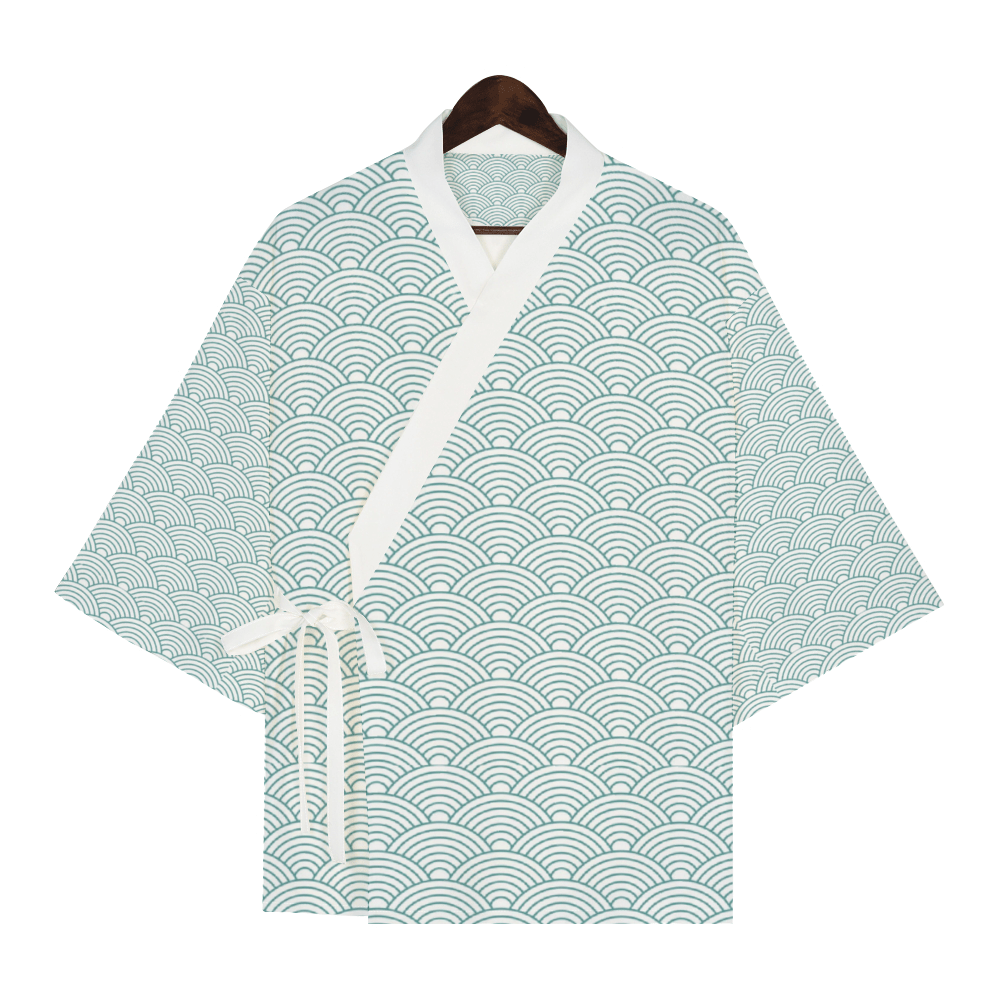 cgk.ink blue Sky Wave Kimono Sky Wave Kimono JAPAN cgk.ink