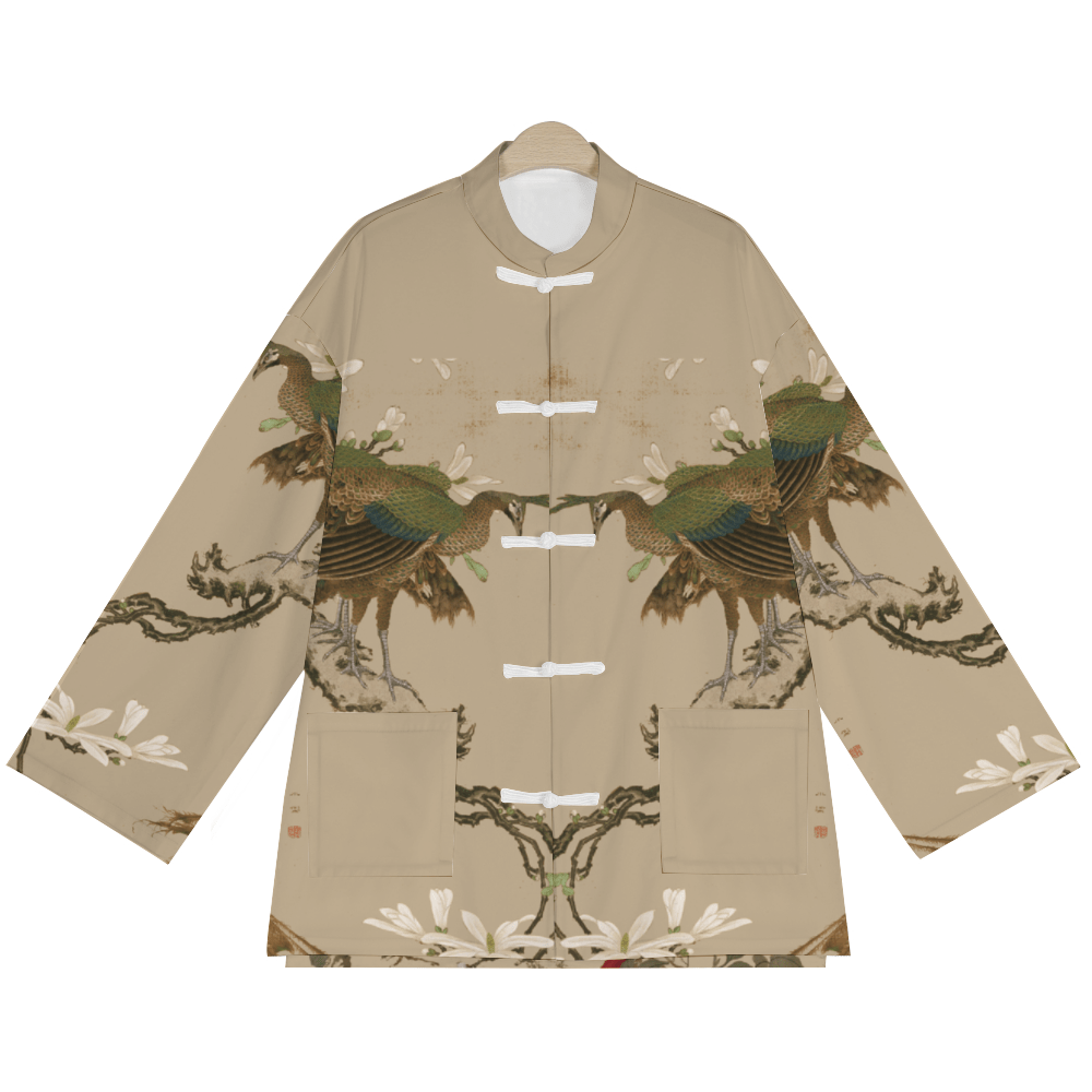 cgk.ink Chinese Morning Peacocks Tang Jacket Morning Peacocks Tang Jacket CHINA cgk.ink
