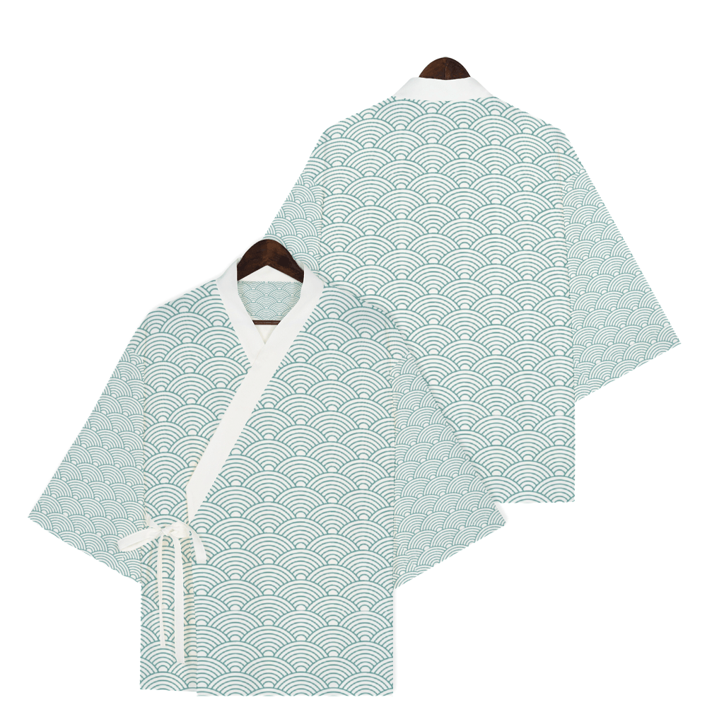 cgk.ink blue Sky Wave Kimono Sky Wave Kimono JAPAN cgk.ink