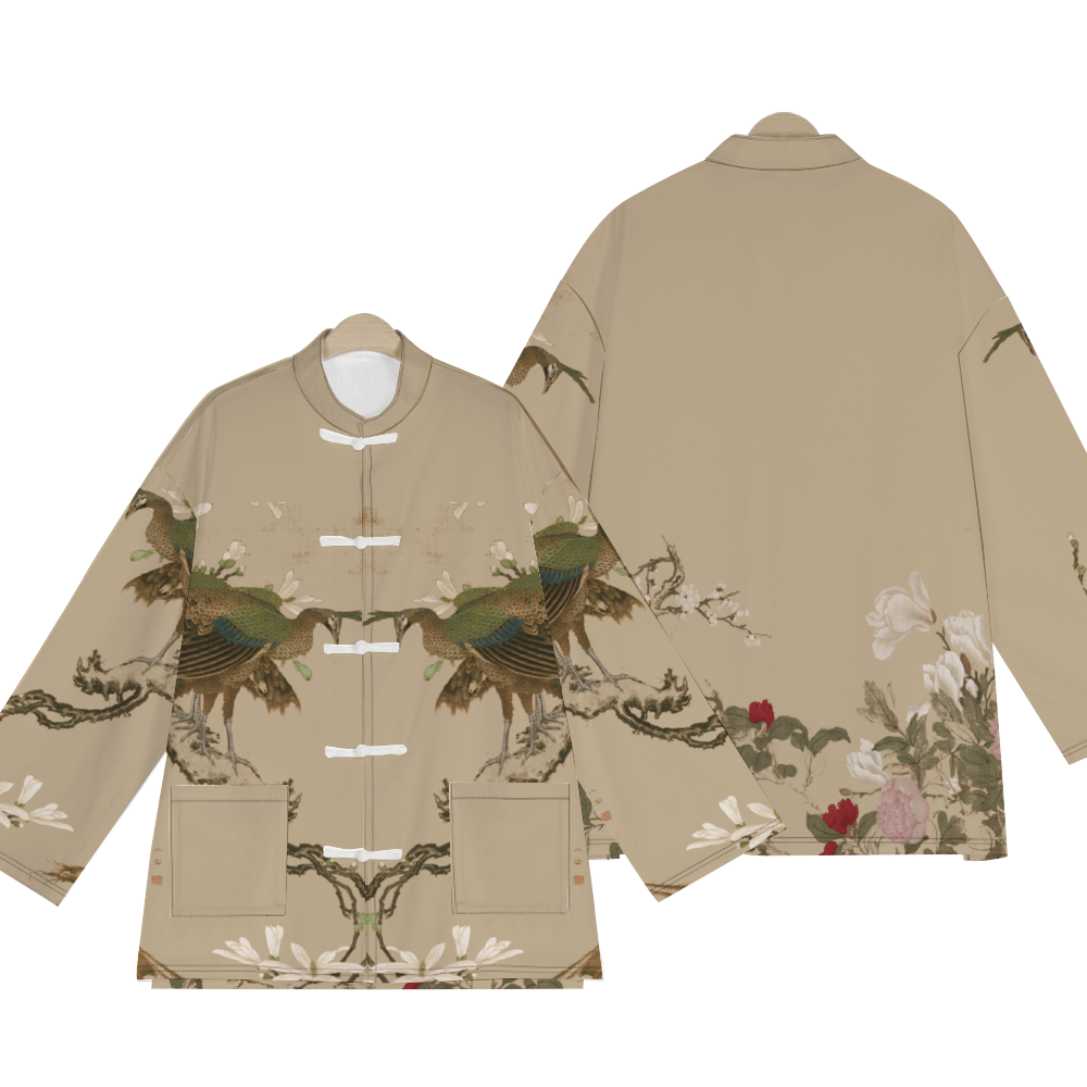 cgk.ink Chinese Morning Peacocks Tang Jacket Morning Peacocks Tang Jacket CHINA cgk.ink