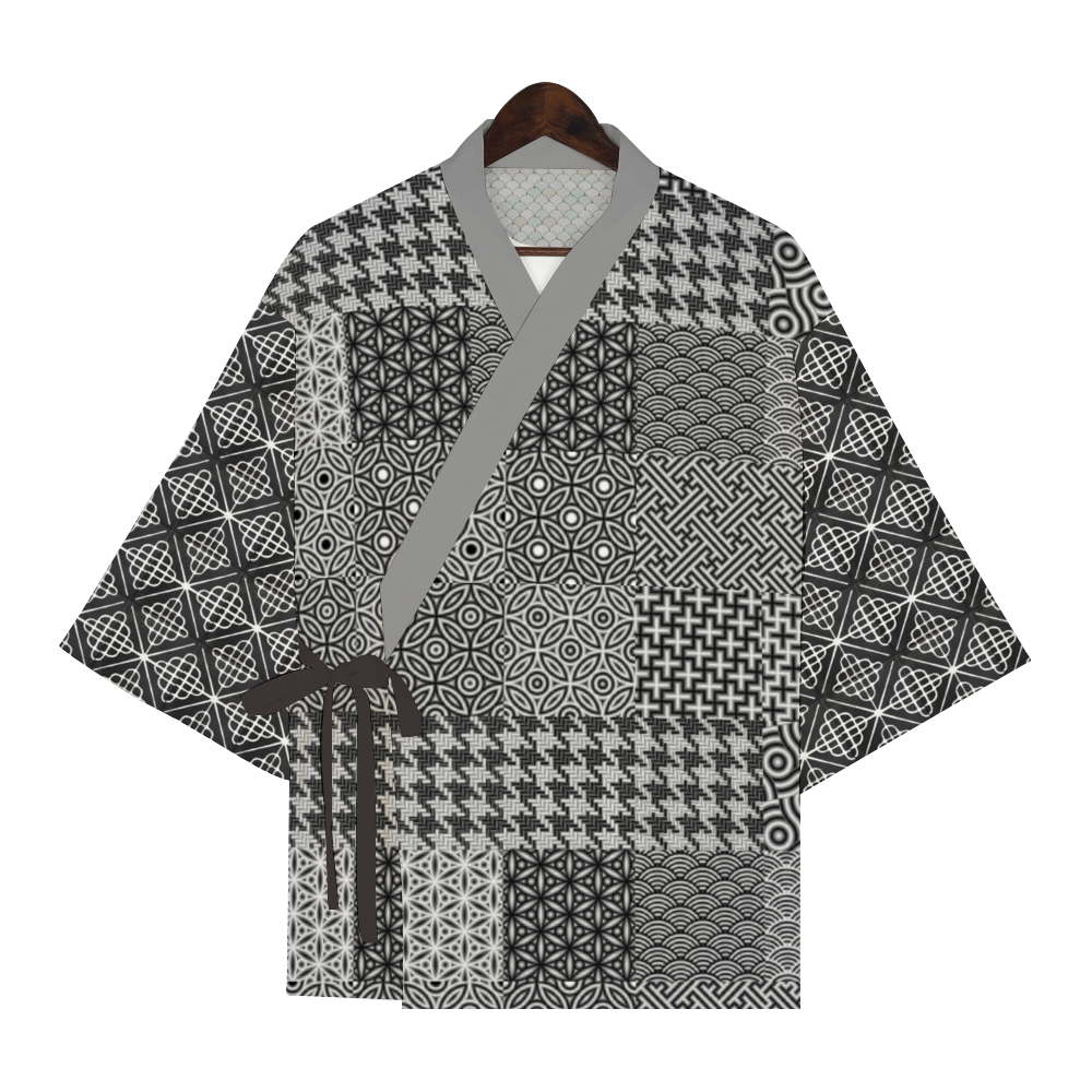 cgk.ink calm Grey Square Kimono Grey Square Kimono JAPAN cgk.ink