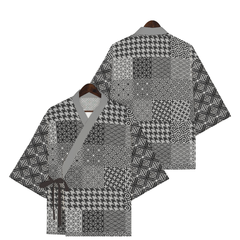 cgk.ink calm Grey Square Kimono Grey Square Kimono JAPAN cgk.ink