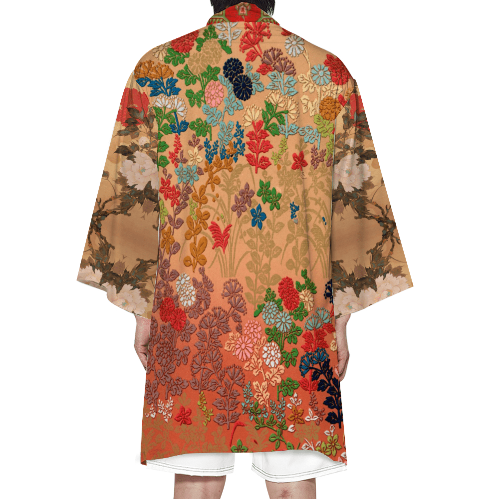 cgk.ink East Asian Tender Earth Haori Kimono Tender Earth Haori Kimono JAPAN cgk.ink
