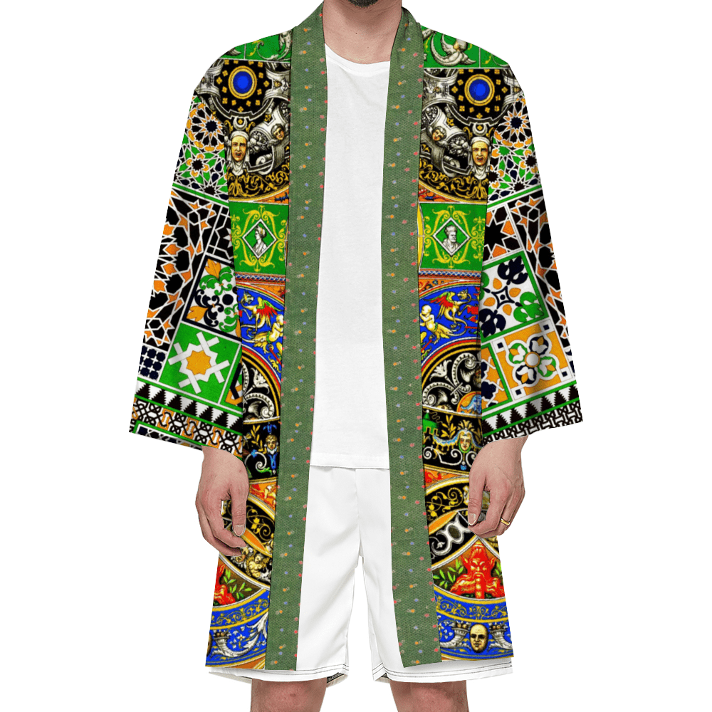 cgk.ink colorful Racinet-Inspired Haori Kimono “médiéval” Racinet-Inspired Haori Kimono “médiéval” inspired by FINE ART cgk.ink