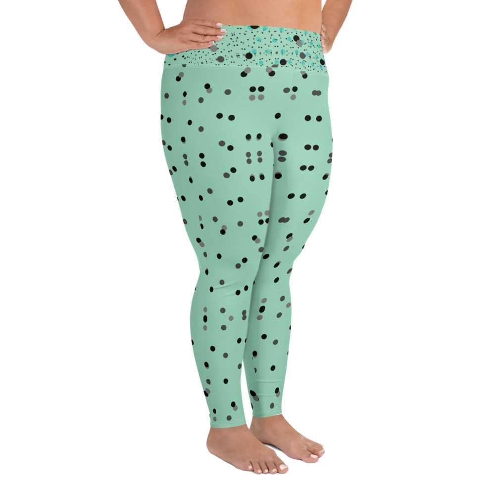 cgk.ink abstract Polka Dotty Plus Size Leggings Polka Dotty Plus Size Leggings LEGGINGS cgk.ink