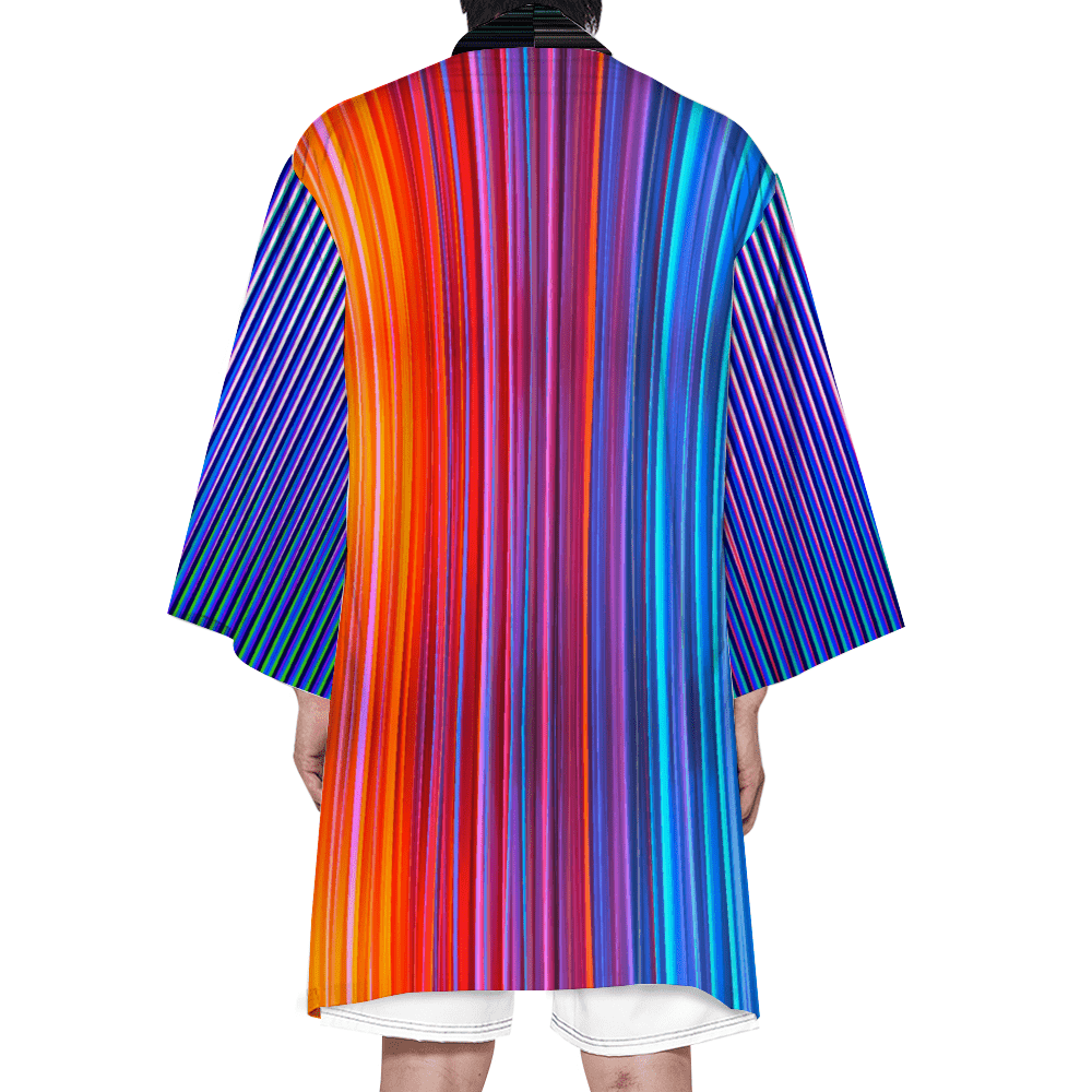 cgk.ink blue Prismatic Haori Kimono Prismatic Haori Kimono KIMONOS & JACKETS cgk.ink