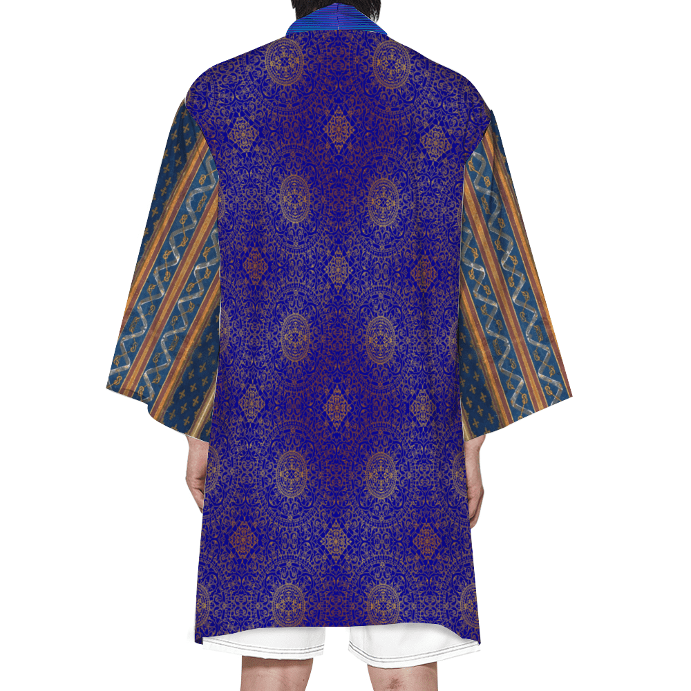 cgk.ink blue Royal Blue Haori Kimono Royal Blue Haori Kimono KIMONOS & JACKETS cgk.ink