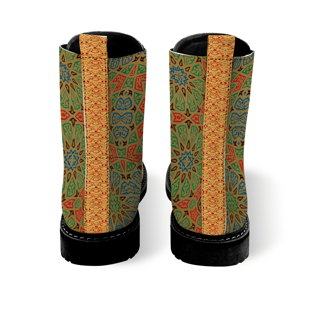 cgk.ink abstract Complex Mandala Round Toe Boots Complex Mandala Round Toe Boots FOOTWEAR cgk.ink