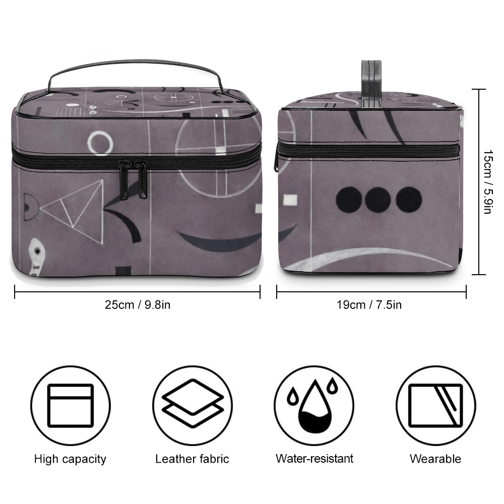 cgk.ink everyday Kandinsky: Four Parts (1932) Cosmetic Case Kandinsky: Four Parts (1932) Cosmetic Case inspired by FINE ART cgk.ink