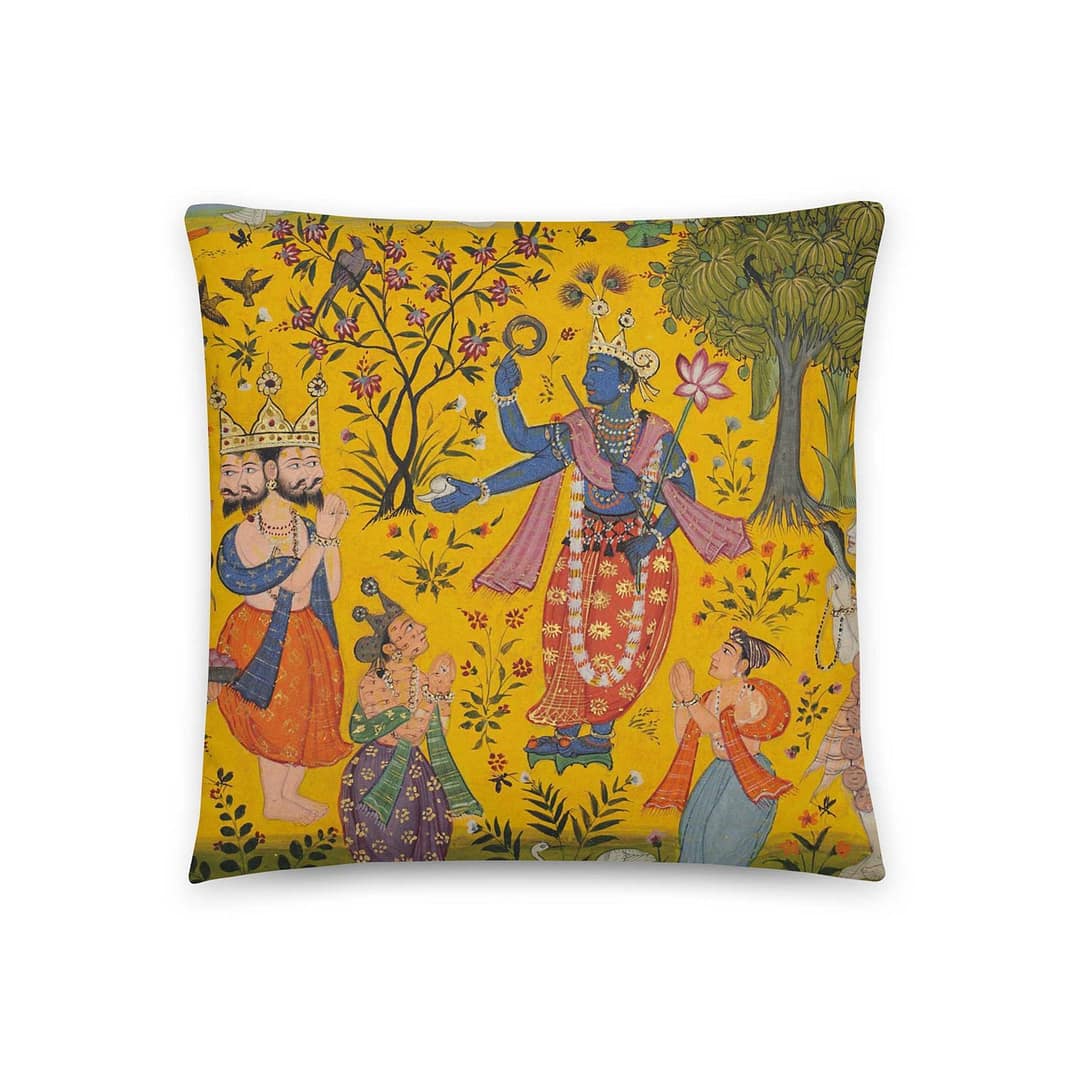 cgk.ink exotic Ragmala & Krishna Pillow Ragmala & Krishna Pillow BED & BATH cgk.ink