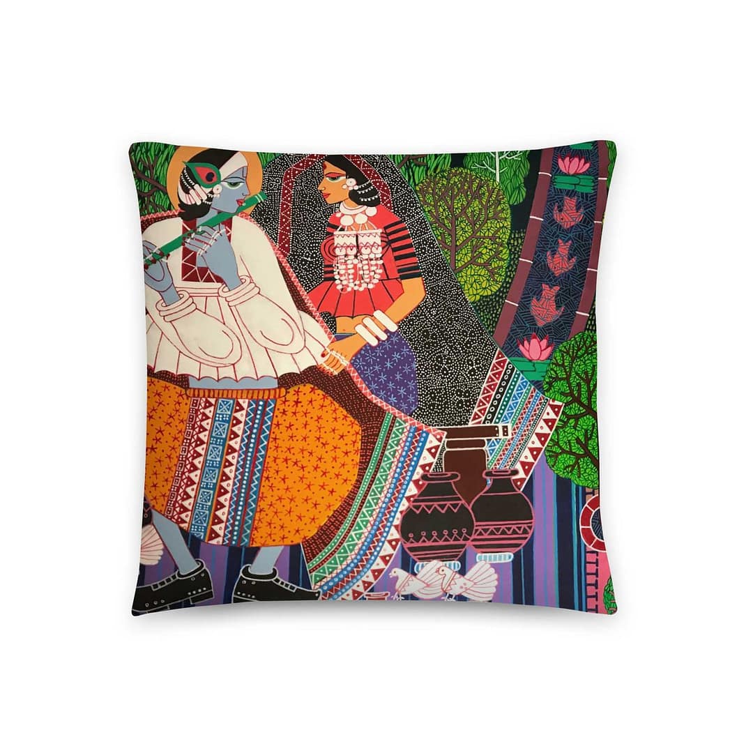 cgk.ink exotic Ragmala & Krishna Pillow Ragmala & Krishna Pillow BED & BATH cgk.ink