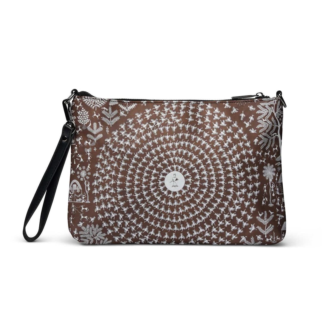 cgk.ink adventurous Warli Village Crossbody Bag Warli Village Crossbody Bag ACCESSORIES & GIFTS cgk.ink