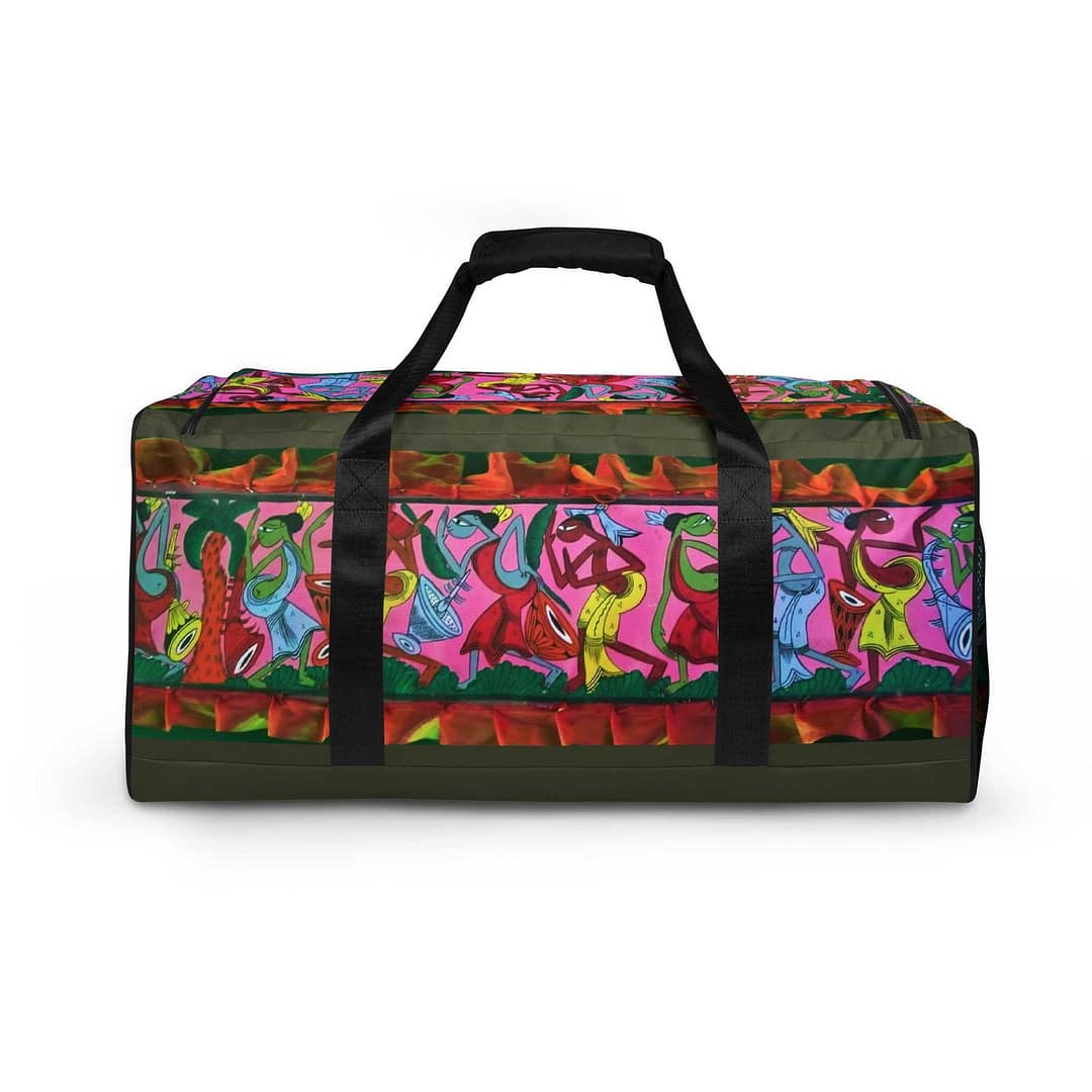 cgk.ink baggage Bengal Patachitra Duffle Bag Bengal Patachitra Duffle Bag the ART of INDIA cgk.ink