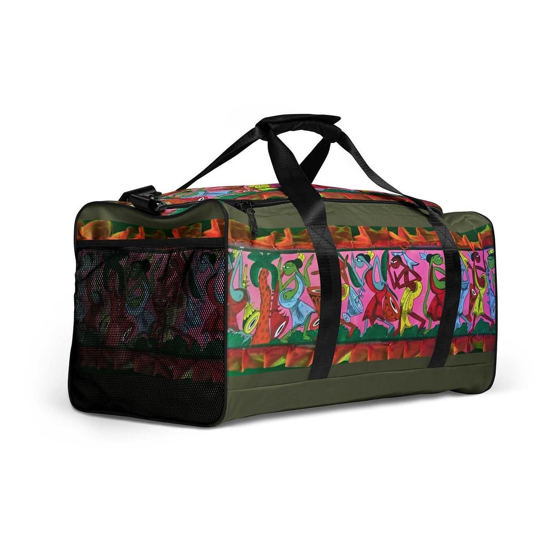 cgk.ink baggage Bengal Patachitra Duffle Bag Bengal Patachitra Duffle Bag the ART of INDIA cgk.ink