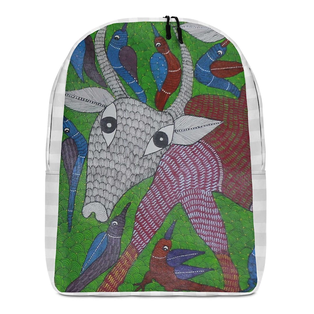 cgk.ink academic Gond Style Cattle Minimalist Backpack Gond Style Cattle Minimalist Backpack ACCESSORIES & GIFTS cgk.ink