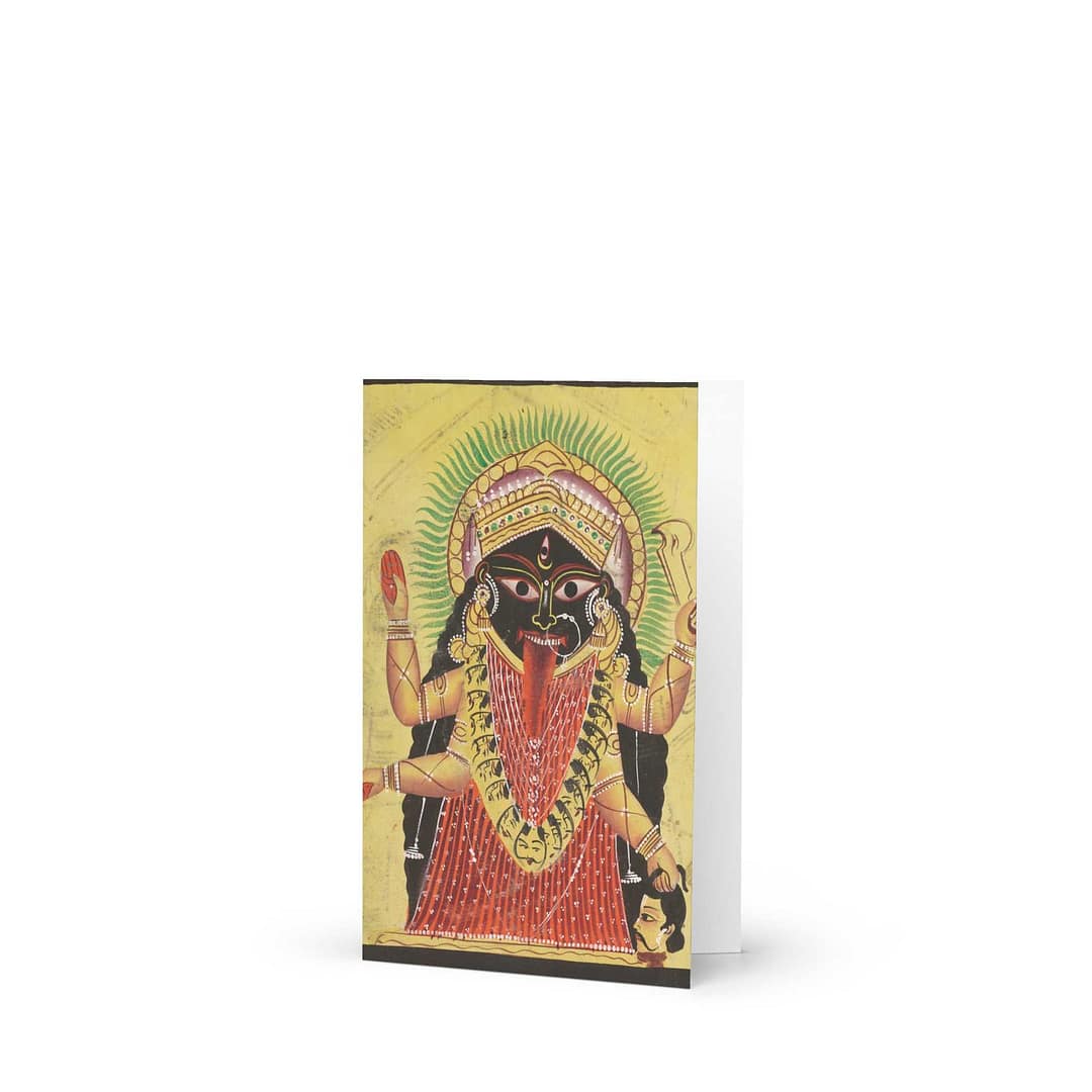 cgk.ink foreign Kali Enshrined Greeting Card Kali Enshrined Greeting Card ACCESSORIES & GIFTS cgk.ink