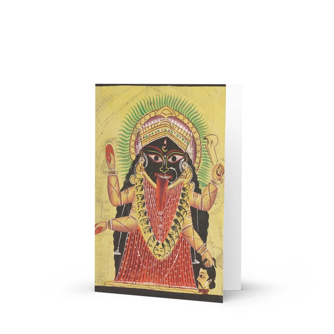 cgk.ink foreign Kali Enshrined Greeting Card Kali Enshrined Greeting Card ACCESSORIES & GIFTS cgk.ink