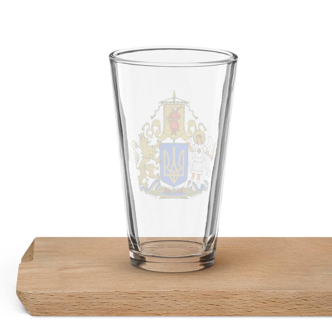 cgk.ink entertaining Ukrainian Crest (Traditional) Shaker Pint Glass Ukrainian Crest (Traditional) Shaker Pint Glass ENTERTAINING cgk.ink