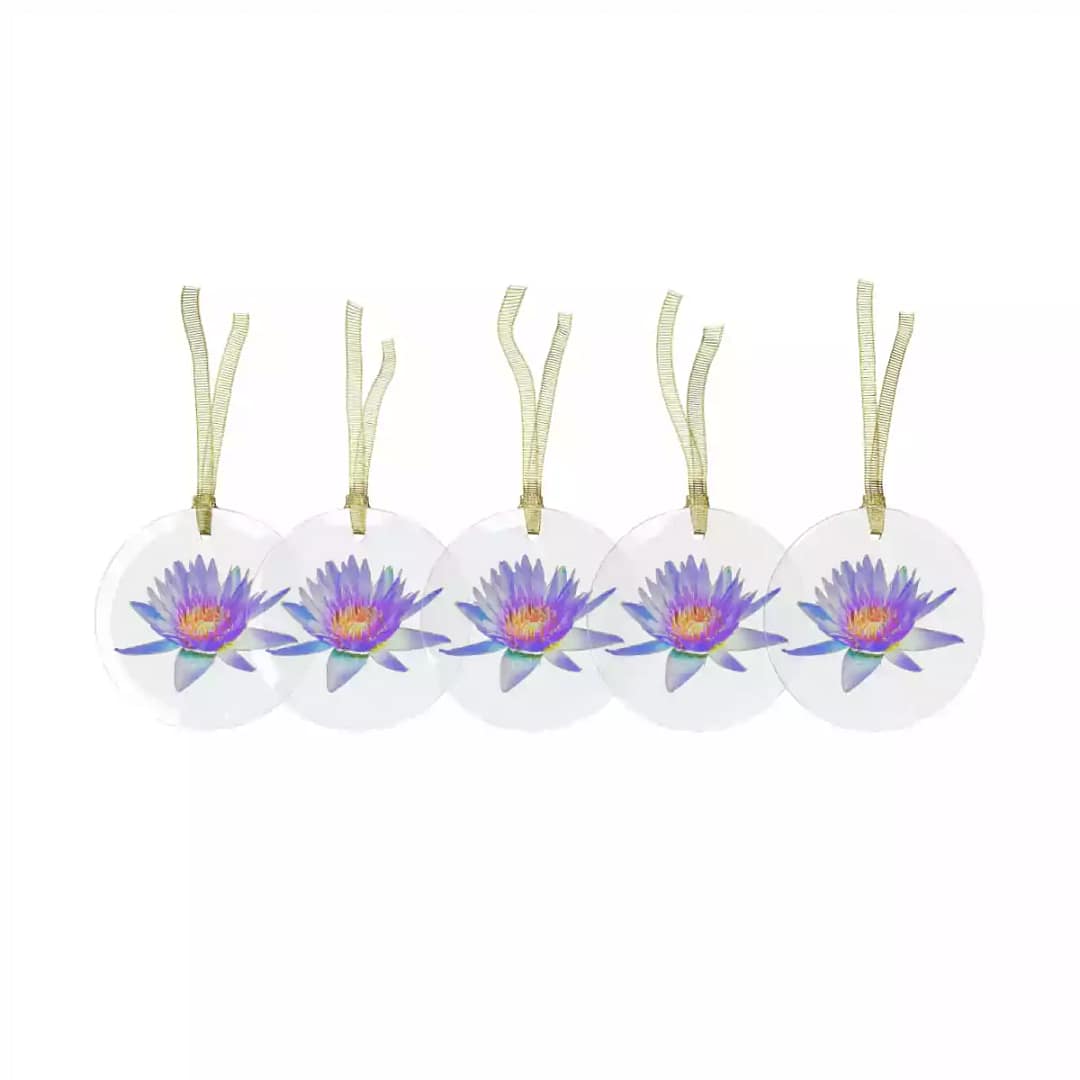 cgk.ink celebratory Purple Lotus Glass Ornament Bundles Purple Lotus Glass Ornament Bundles MANDALAS cgk.ink