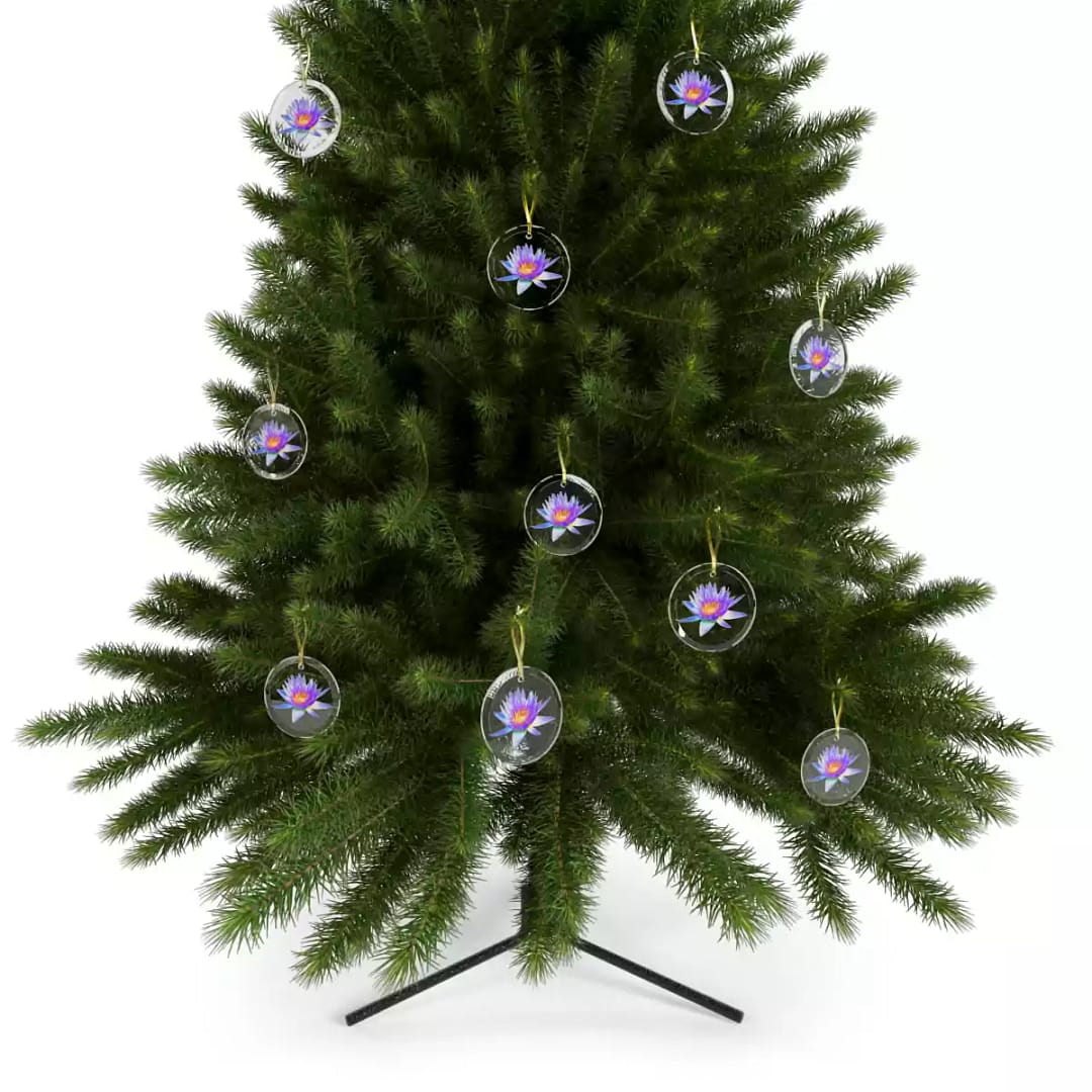 cgk.ink celebratory Purple Lotus Glass Ornament Bundles Purple Lotus Glass Ornament Bundles MANDALAS cgk.ink