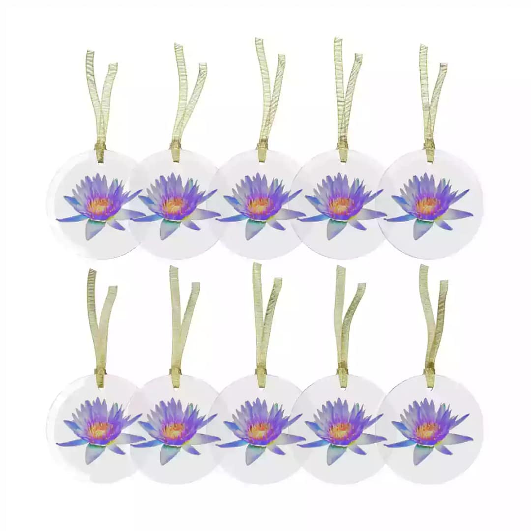 cgk.ink celebratory Purple Lotus Glass Ornament Bundles Purple Lotus Glass Ornament Bundles MANDALAS cgk.ink