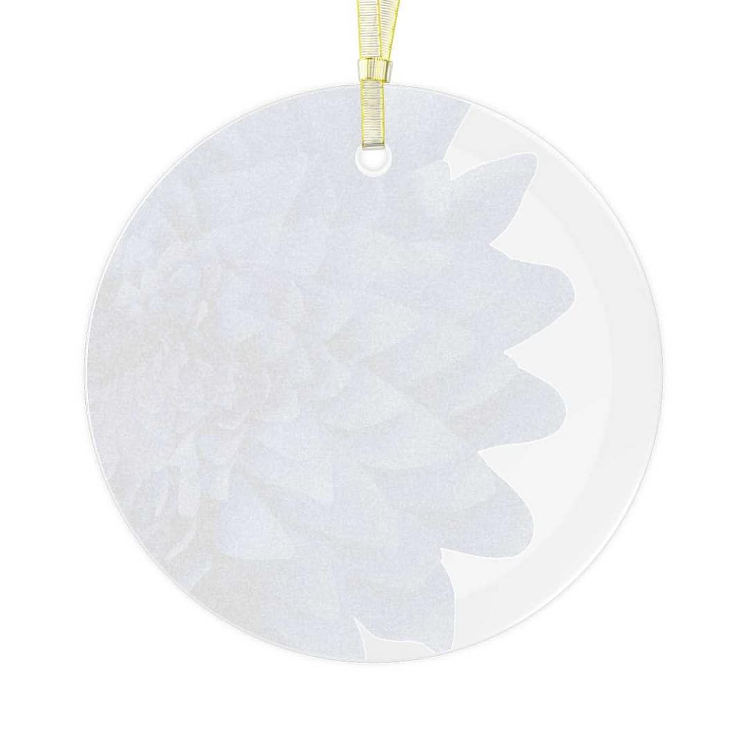 cgk.ink celebratory Blue Dahlia Glass Ornament Blue Dahlia Glass Ornament DÉCOR cgk.ink
