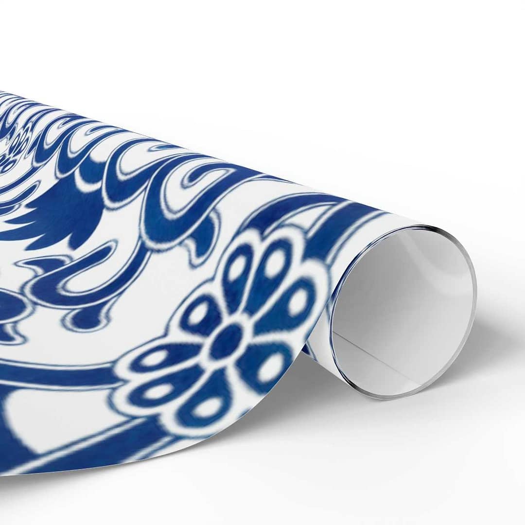 cgk.ink abstract Blue Porcelain Wrapping Papers Blue Porcelain Wrapping Papers ACCESSORIES & GIFTS cgk.ink