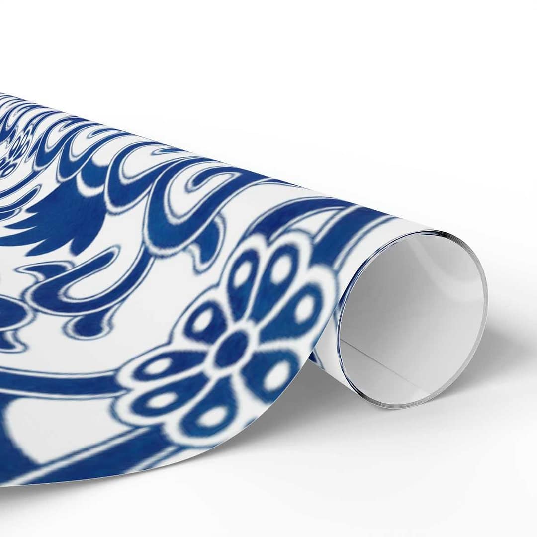 cgk.ink abstract Blue Porcelain Wrapping Papers Blue Porcelain Wrapping Papers ACCESSORIES & GIFTS cgk.ink