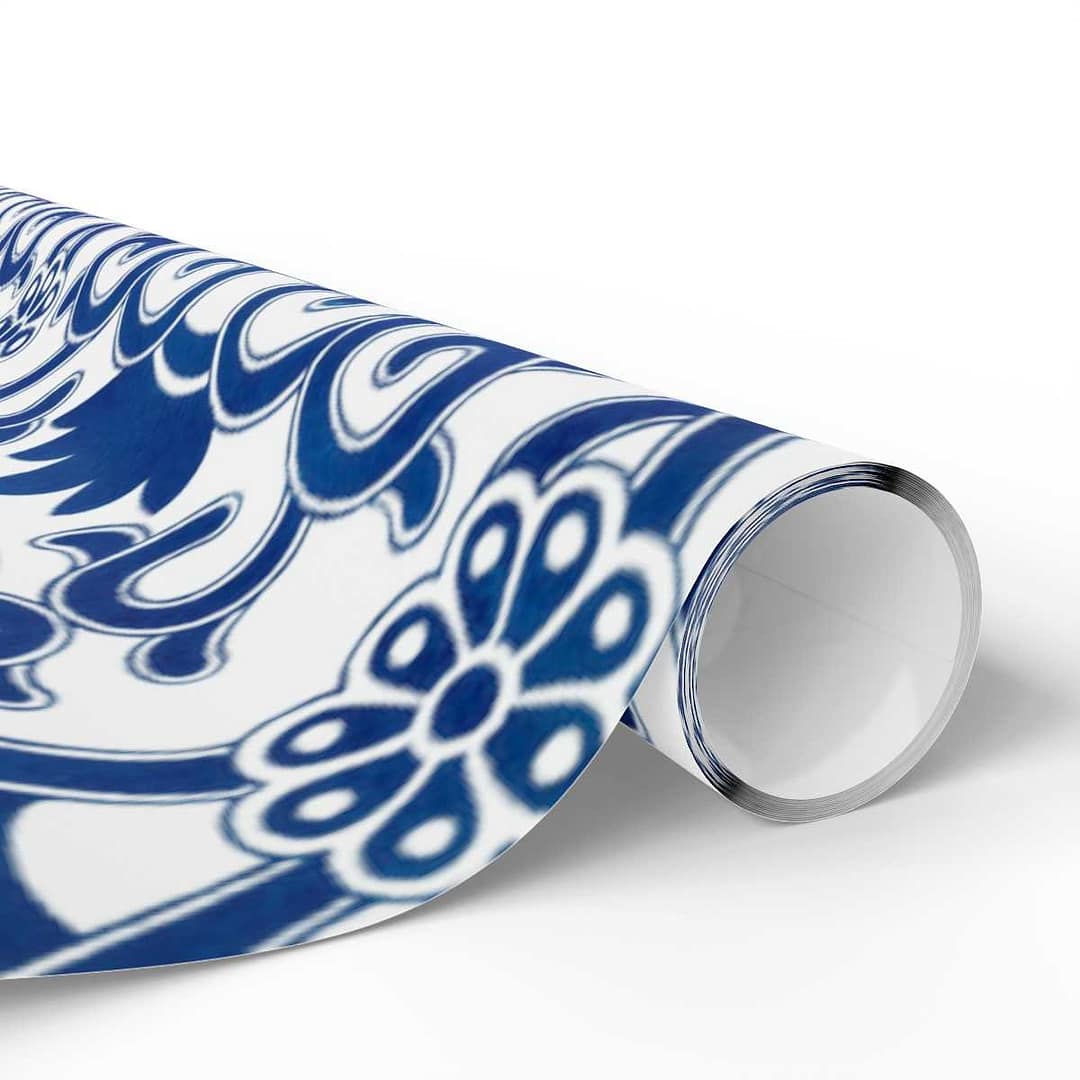cgk.ink abstract Blue Porcelain Wrapping Papers Blue Porcelain Wrapping Papers ACCESSORIES & GIFTS cgk.ink