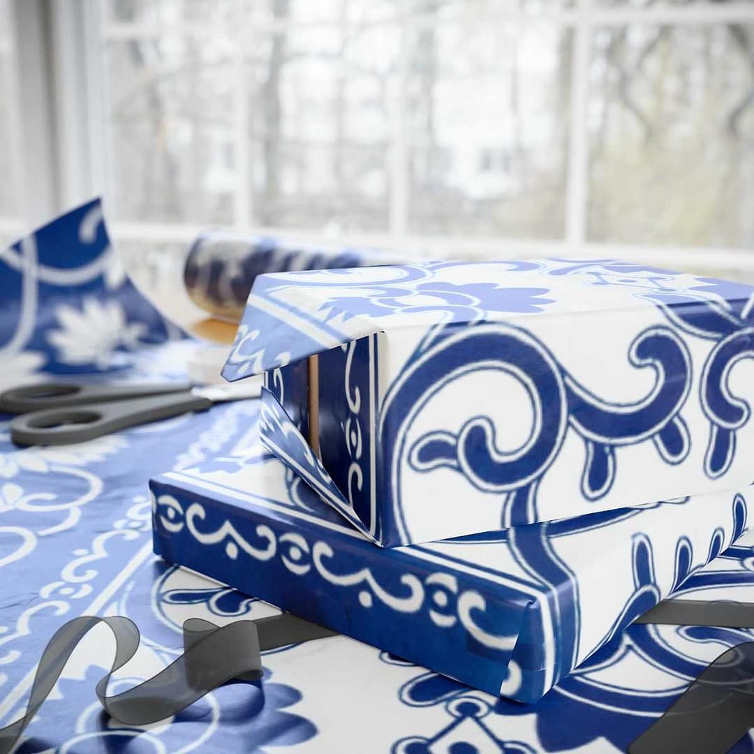 cgk.ink abstract Blue Porcelain Wrapping Papers Blue Porcelain Wrapping Papers ACCESSORIES & GIFTS cgk.ink