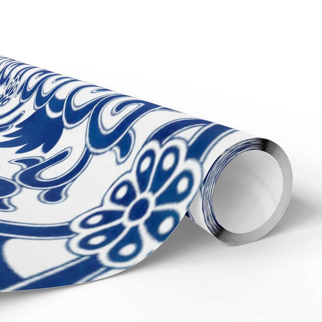 cgk.ink abstract Blue Porcelain Wrapping Papers Blue Porcelain Wrapping Papers ACCESSORIES & GIFTS cgk.ink