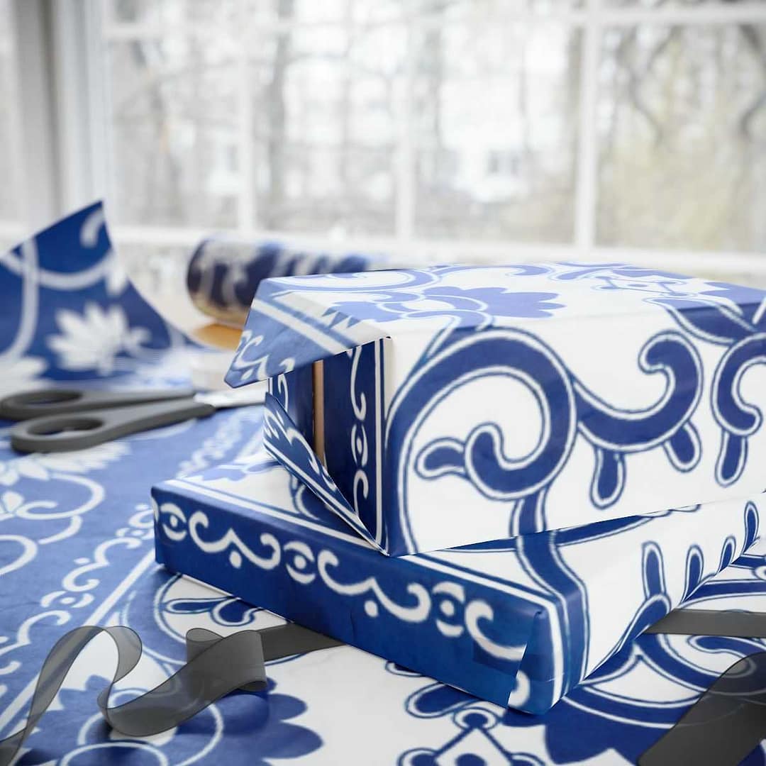 cgk.ink abstract Blue Porcelain Wrapping Papers Blue Porcelain Wrapping Papers ACCESSORIES & GIFTS cgk.ink