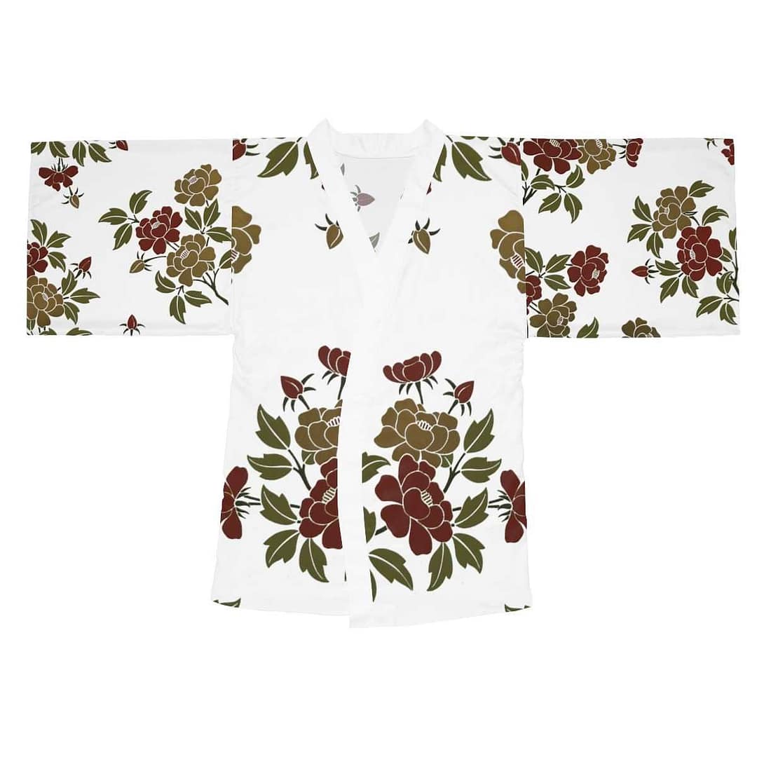 cgk.ink elegant Autumn Leaves Long Sleeve Kimono Robe Autumn Leaves Long Sleeve Kimono Robe JAPAN cgk.ink