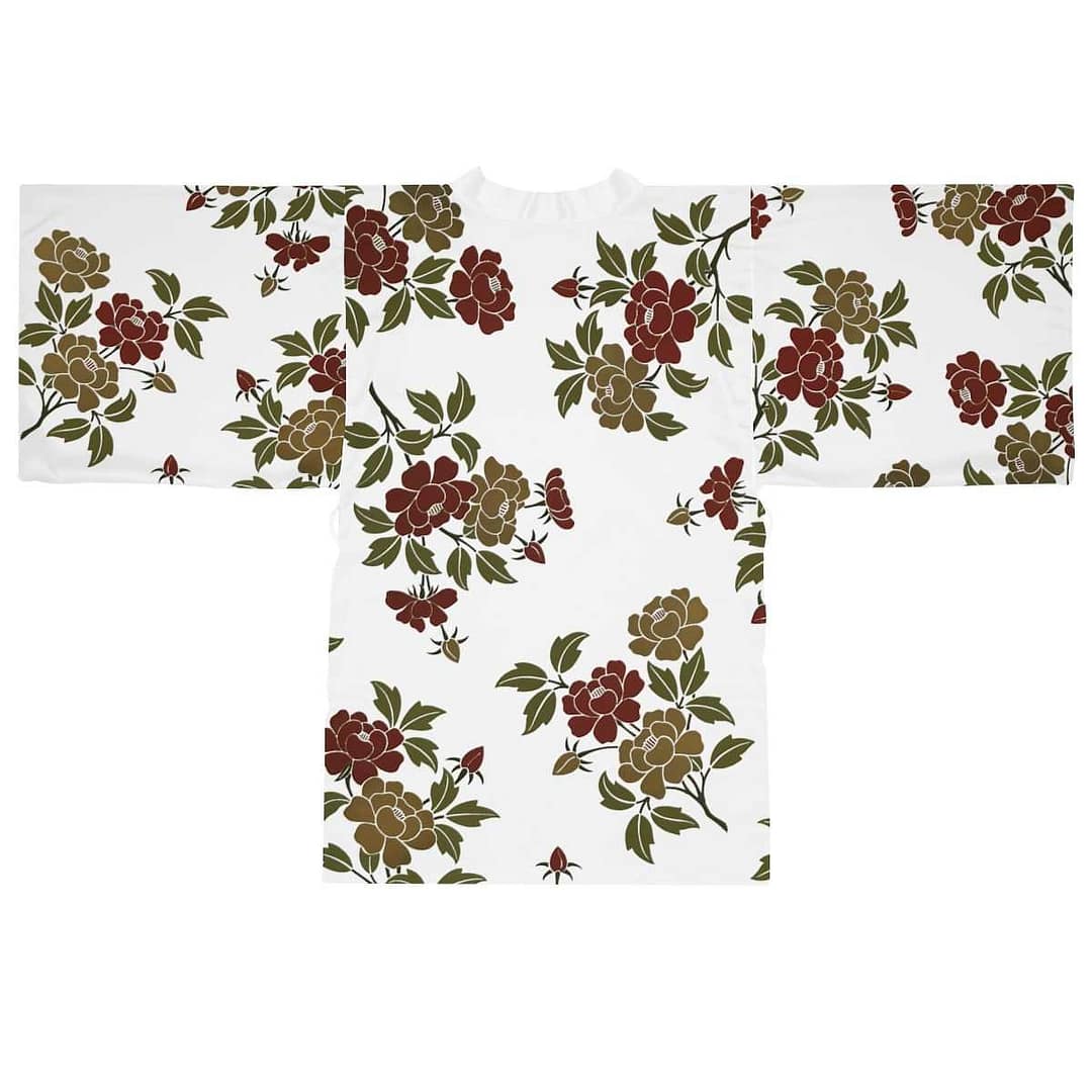 cgk.ink elegant Autumn Leaves Long Sleeve Kimono Robe Autumn Leaves Long Sleeve Kimono Robe JAPAN cgk.ink