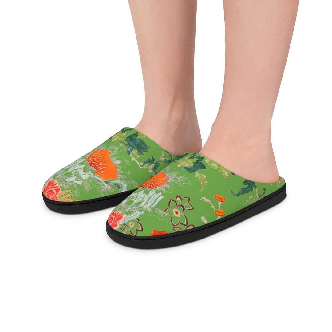 cgk.ink celebratory Green Jardin Women’s Indoor Slippers Green Jardin Women’s Indoor Slippers SHOES cgk.ink
