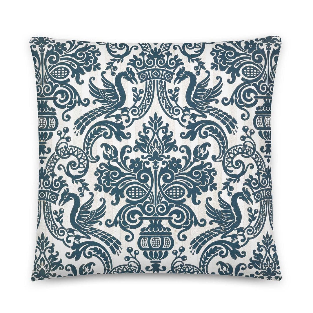 cgk.ink blue Greek Key Pillow Greek Key Pillow BED & BATH cgk.ink