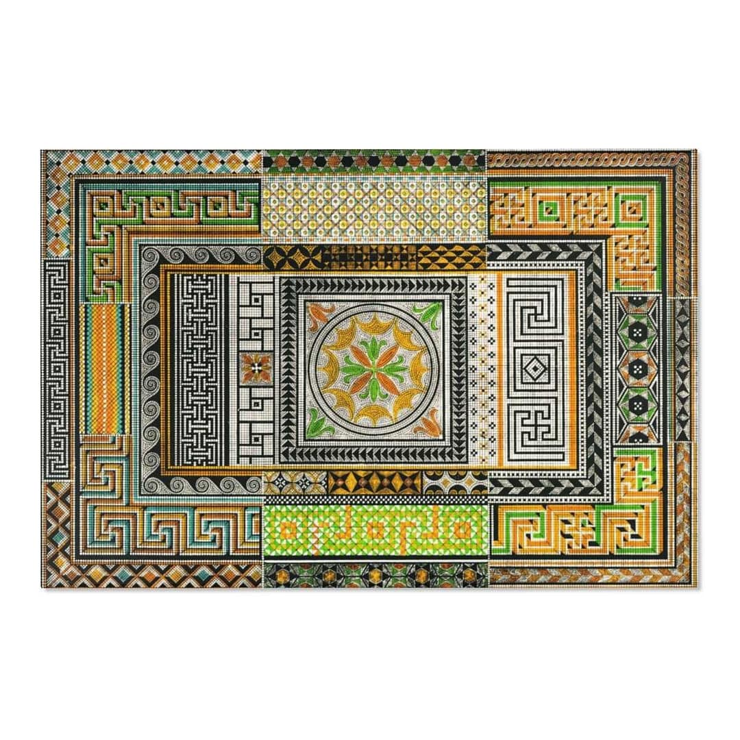 cgk.ink classic Racinet: Pompeian No. 3 Area Rug Racinet: Pompeian No. 3 Area Rug Albert Racinet cgk.ink