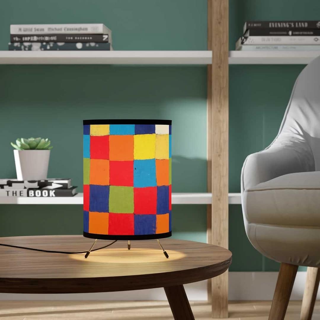 cgk.ink colorful Paul Klee: “Qu1” Tripod Lamp Paul Klee: “Qu1” Tripod Lamp HOME cgk.ink