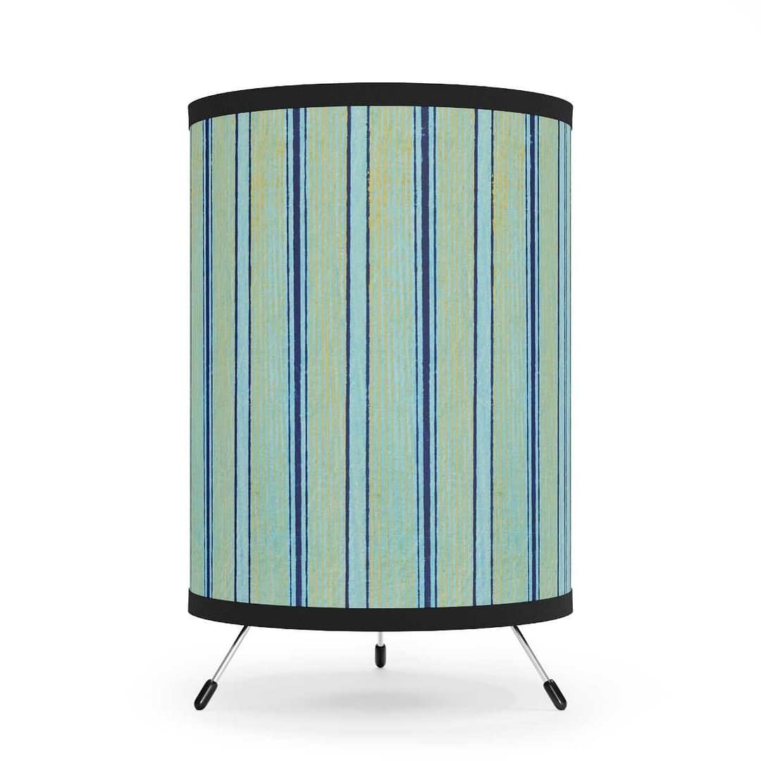 cgk.ink blue Sea Lanes Tripod Lamp Sea Lanes Tripod Lamp DÉCOR cgk.ink