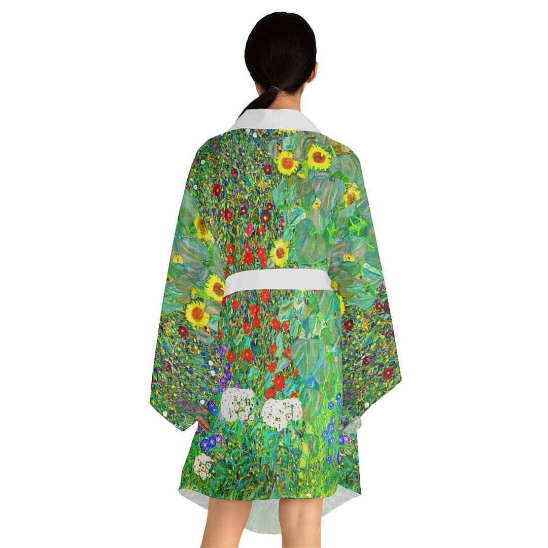 cgk.ink comfortable Farm Garden (Gustav Klimt, 1907) Long Sleeve Kimono Robe Farm Garden (Gustav Klimt, 1907) Long Sleeve Kimono Robe Gustav Klimt cgk.ink