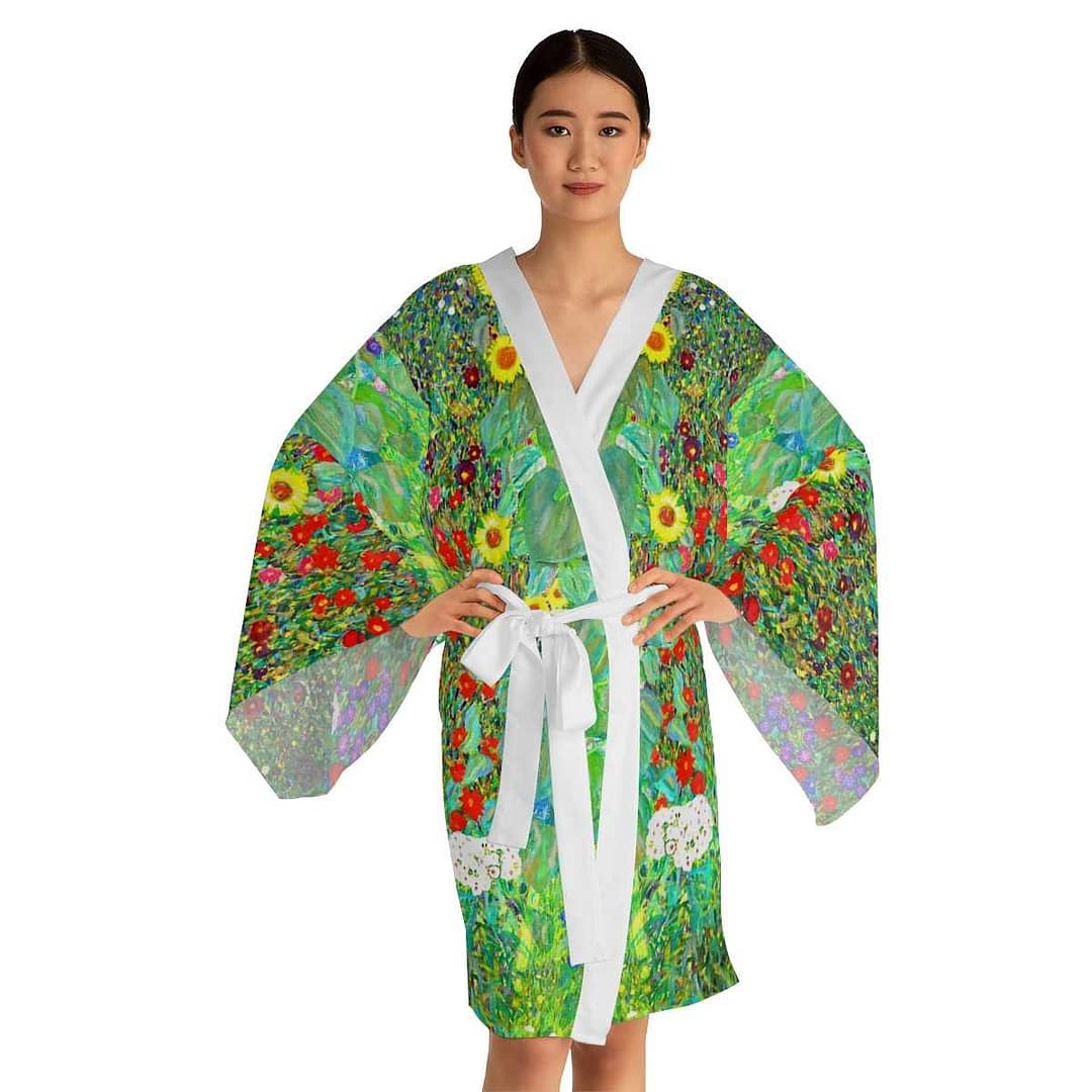 cgk.ink comfortable Farm Garden (Gustav Klimt, 1907) Long Sleeve Kimono Robe Farm Garden (Gustav Klimt, 1907) Long Sleeve Kimono Robe Gustav Klimt cgk.ink